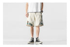 Embroidered Floral Patchwork Shorts