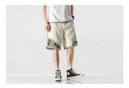 Embroidered Floral Patchwork Shorts