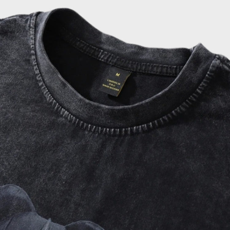 Black Y2K Oversized T-Shirt
