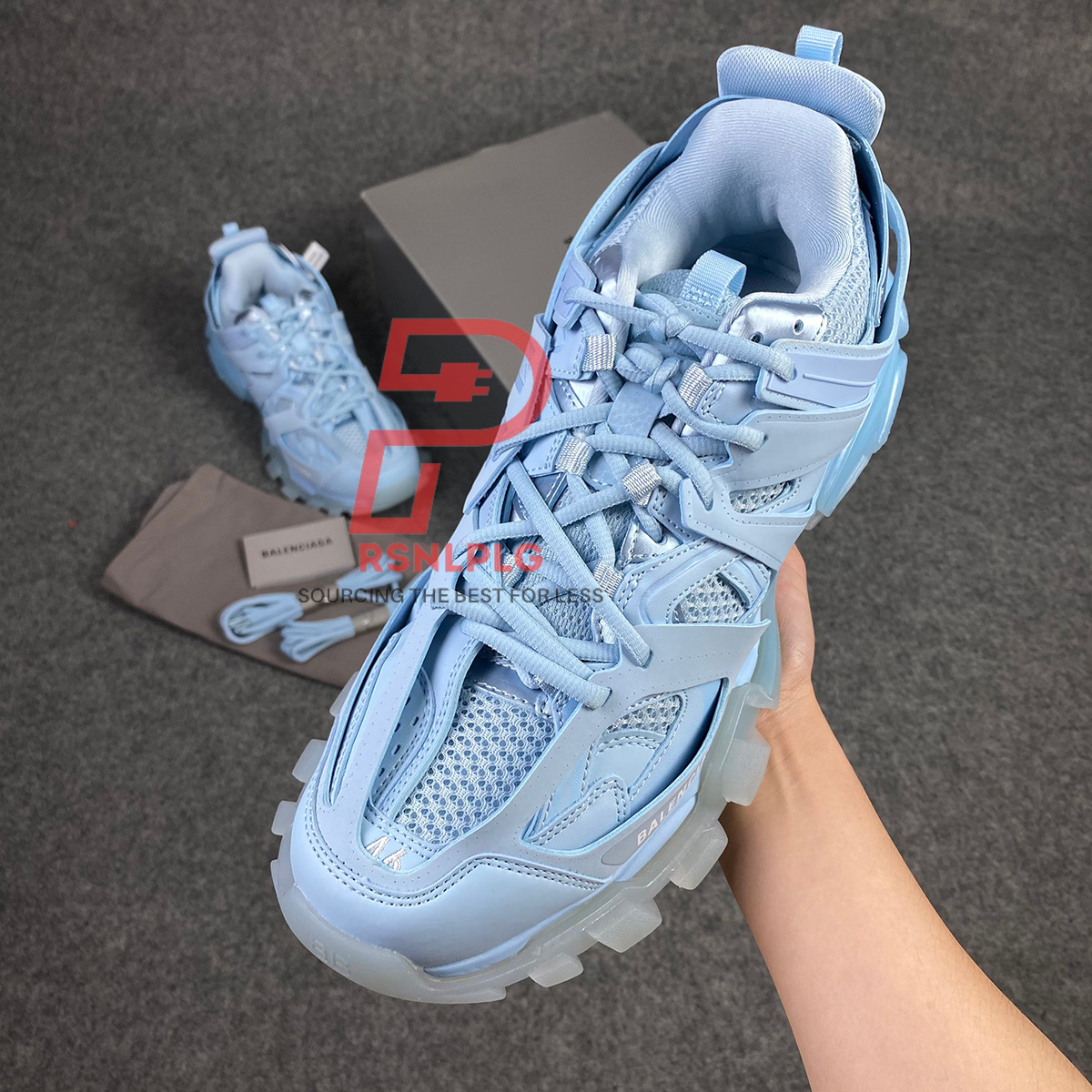Balenciaga Wmns Track Sneaker 'Light Blue'