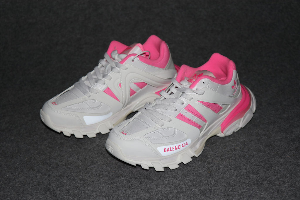 Balenciaga Wmns Track Sneaker 'White Fluo Pink'