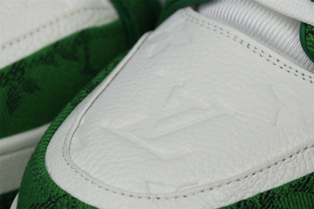 LV Trainer 'Green Monogram Denim'