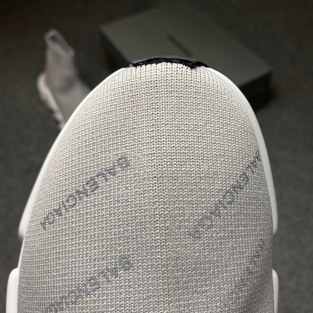 Balenciaga Speed Trainer Mid 'Allover Logo - 'Grey'