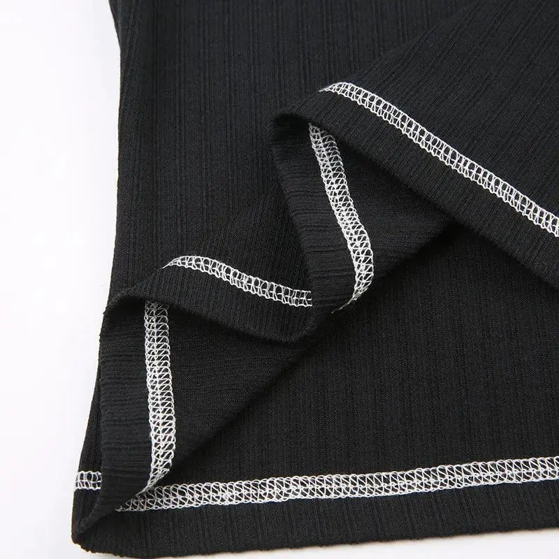 Y2K Long Sleeve Crop Top